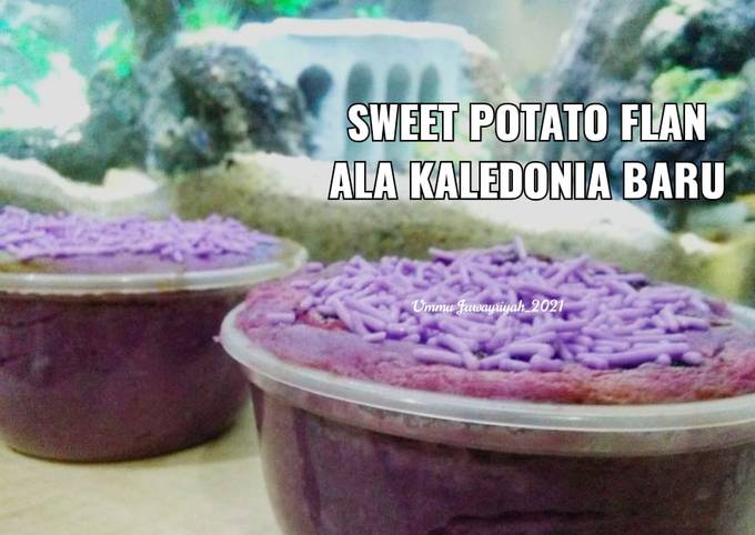 Cara Membuat Sweet Potato Flan (Puding Ubi Jalar) ala Kaledonia Baru yang Lezat