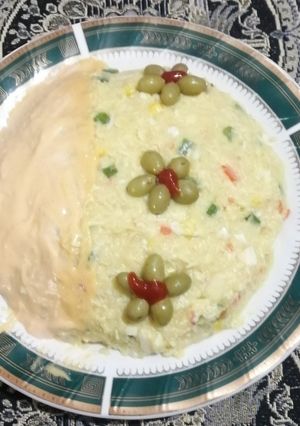 عکسی از دستور سالاد الویه (غذای سرد)