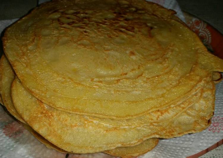 Recipe of Speedy Orange juice pancakes