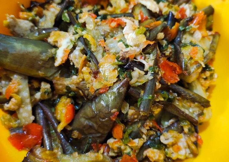 Sambal terong goreng telur