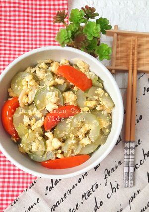 Foto resep Tumis Timun Telur