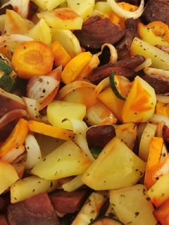Sült zöldségek recept fotója