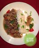 Carne Salteada con Vegetqles (estilo oriental)