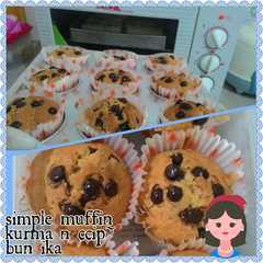 A picture of Muffin milk * kurma * choco chips.