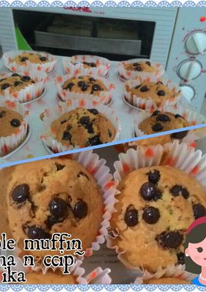 Foto resep Muffin milk * kurma * choco chips