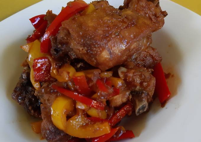 Menu Anak: Ayam Kecap Paprika