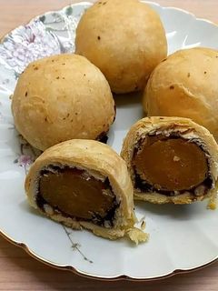 蛋黃酥（氣炸鍋） 的食譜成品照片