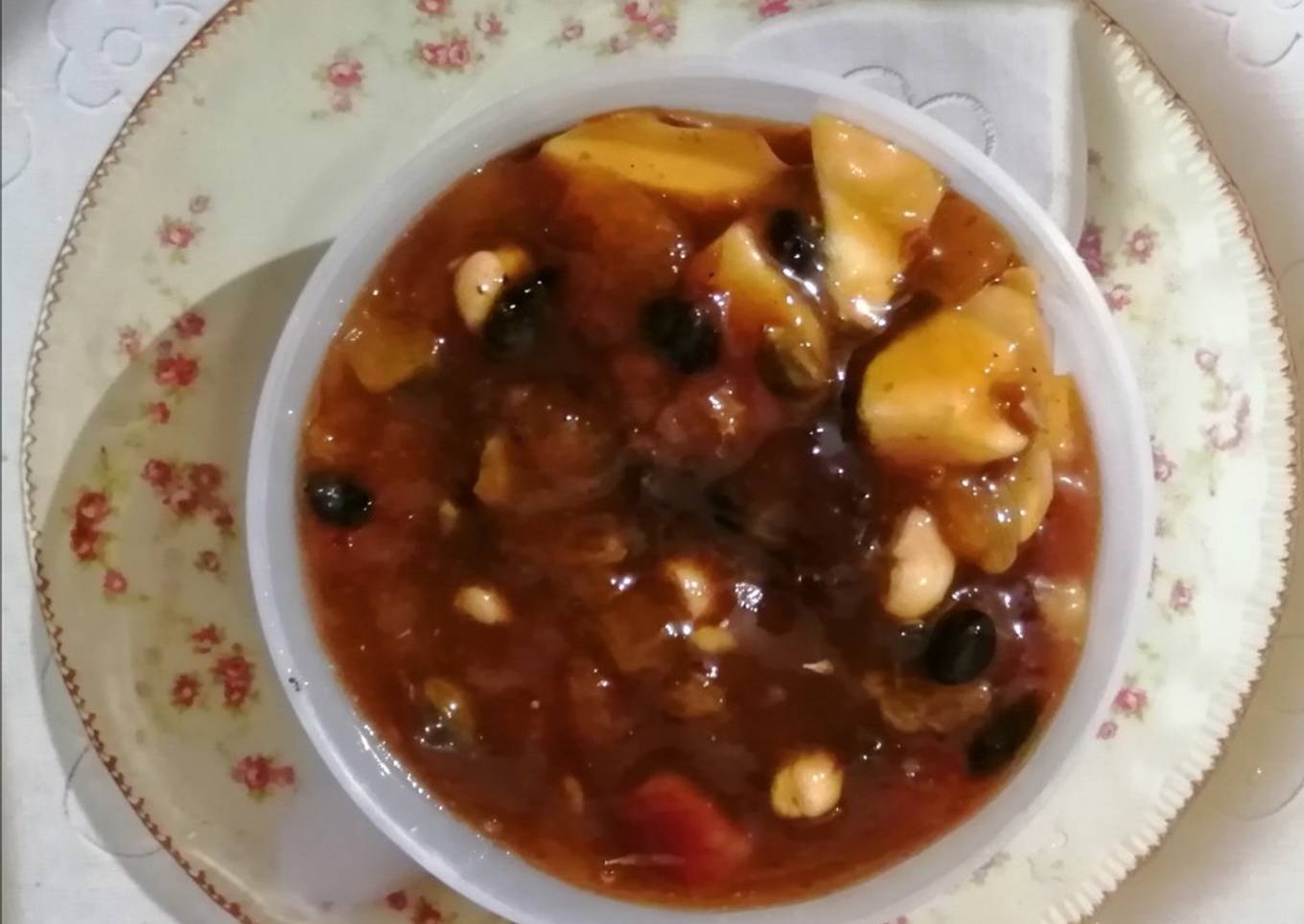 Mixed fruit chutney