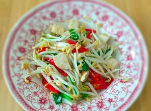 Gambar Taugeh+Kuchai Goreng