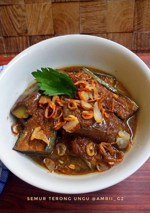 Foto resep Semur Terong Ungu