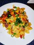 Spicy Sausage Pasta Skillet 