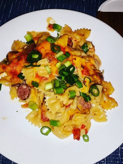 A picture of Spicy Sausage Pasta Skillet .