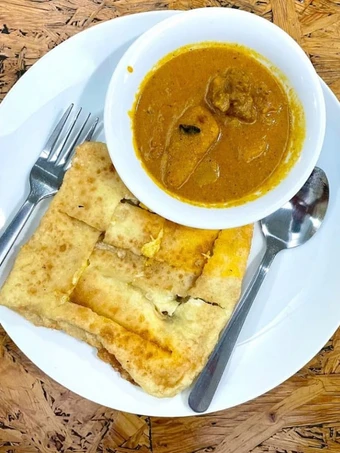 Langkah Mudah untuk Membuat Resep Roti Panggang Kuah Kari anti ribet yang Lezat Sekali Anti Ribet, Lezat