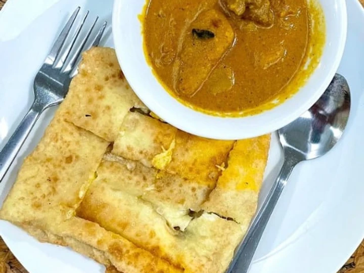 Langkah Mudah untuk Membuat Resep Roti Panggang Kuah Kari anti ribet yang Lezat Sekali Anti Ribet, Lezat