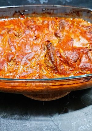 Zdjęcie przepisu Pieczona karkówka kebab.