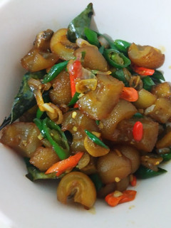 Foto resep Tumis kikil cabe hijau