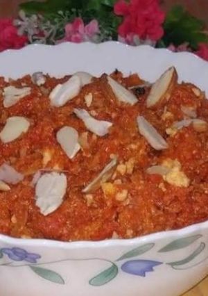 A picture of Carrot 🥕 halwa.