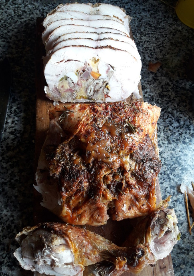 Una foto de Pollo relleno