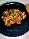 Straccetti di pollo al forno con funghi