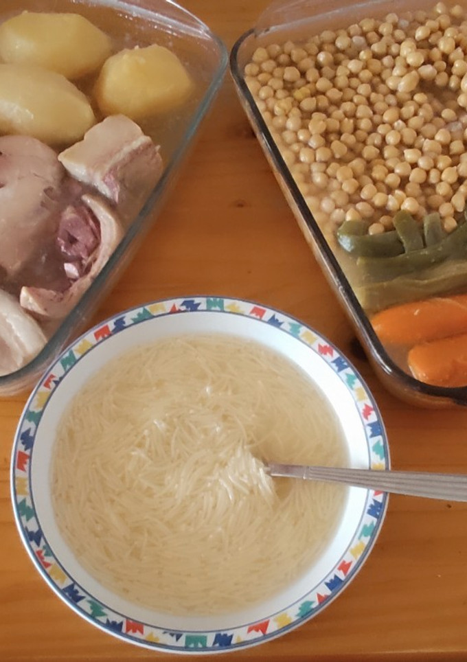 Una foto de Cocido madrileño