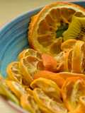 Kumquat limón y kumquat naranja deshidratados