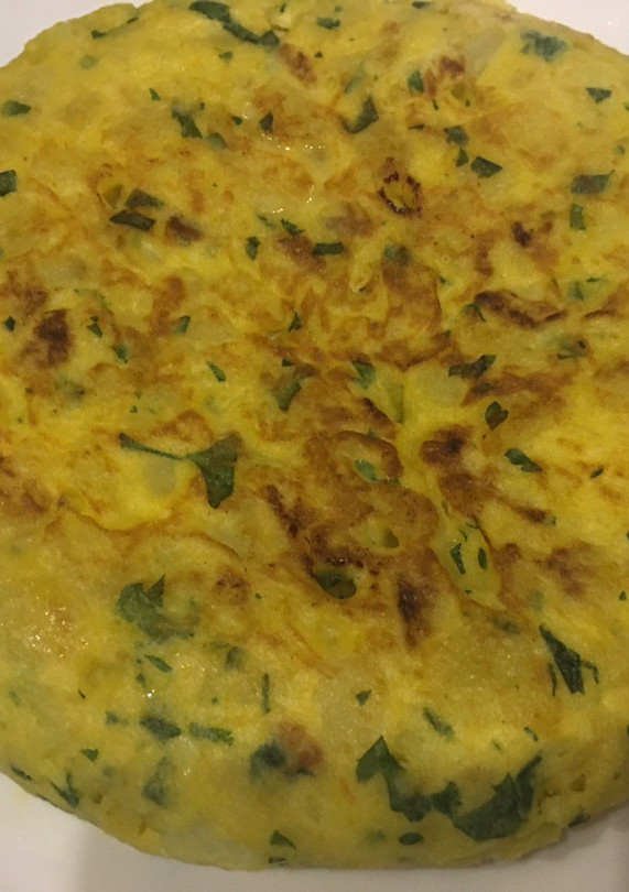 Una foto de Tortilla de perejil