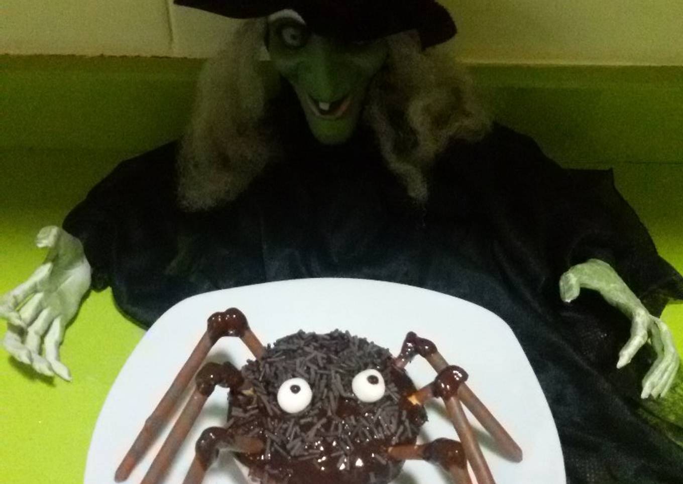 Cupcakes Arañas de Halloween con Thermomix