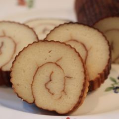 A picture of Datemaki (Fish Omelet Roll) .
