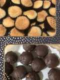Bolitas de coco 🥥 y bolitas de coco 🥥 bañadas en chocolate 🍫