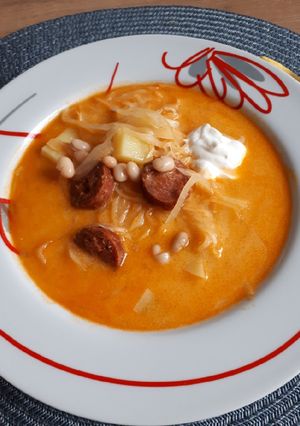 Savanyú káposzta leves recept fotója