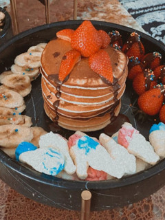 عکسی از دستور پنکیک طلایی خوشمزه 😋