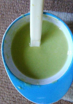 Foto resep MPASI 6 bln jagung manis + baby buncis