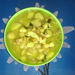 Arbi soup A picture of Arbi soup.