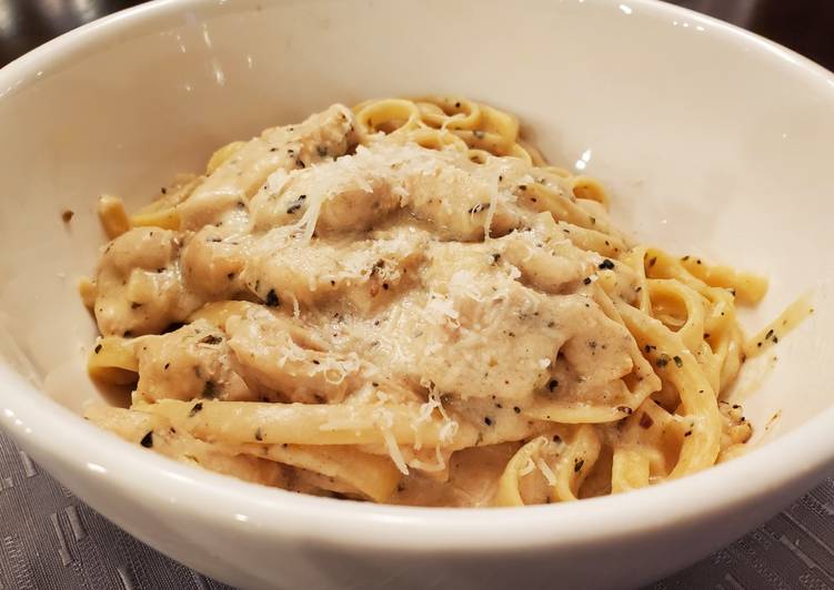 Steps to Make Speedy Chicken Alfredo