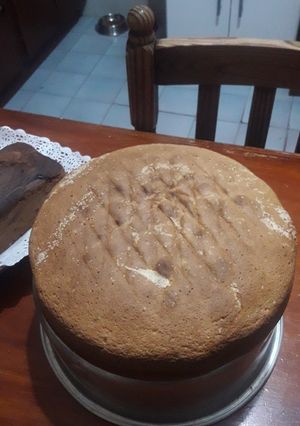 Una foto de Bizcochuelo de vainilla