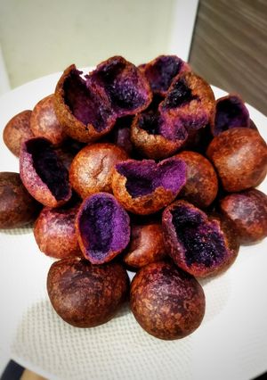Foto resep Bola ubi ungu kopong