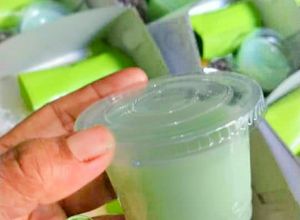 Foto resep Puding Melon || Menu Bakulan Snack Box