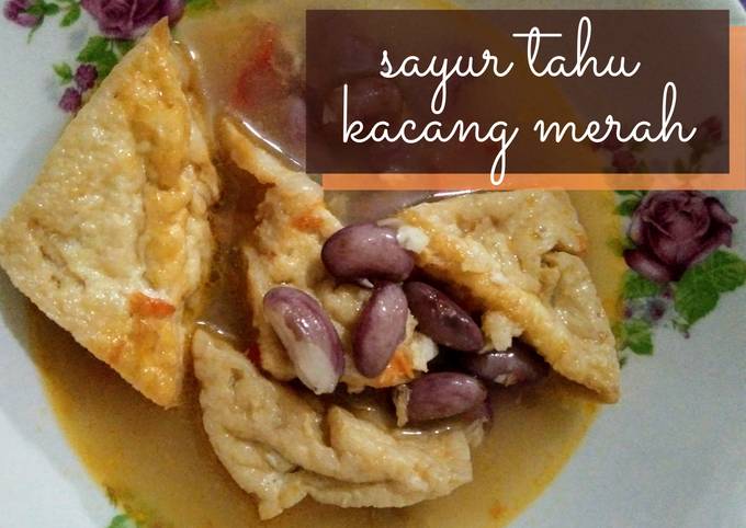 60. Sayur Tahu Kacang Merah