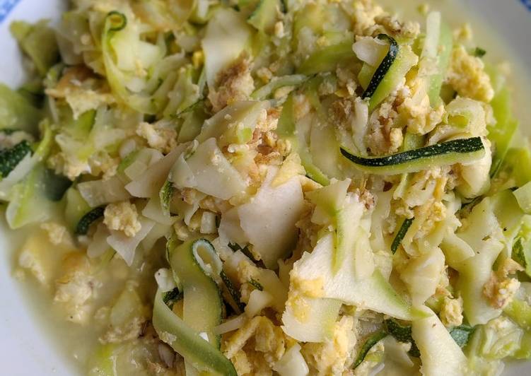 Resep: Zucchini Egg Noodle #my diabetic meal yang Gurih! - Resep Masakan