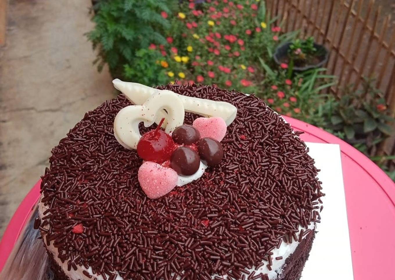 Brownies Kukus untuk basecake kue tart