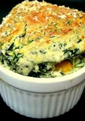 Una foto de Soufflé de verduras