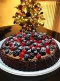 Crostata morbida al cioccolato con frutti di bosco 🎂