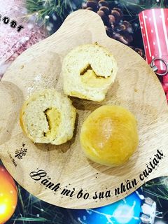 Hình của món Bánh mì bơ sữa nhân custart#teamtrees 🌟🌳.
