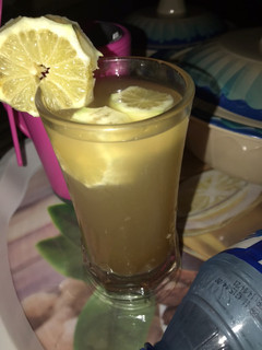 A picture of Tamarind and ginger drink.