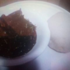 A picture of Eforiro served with semo.