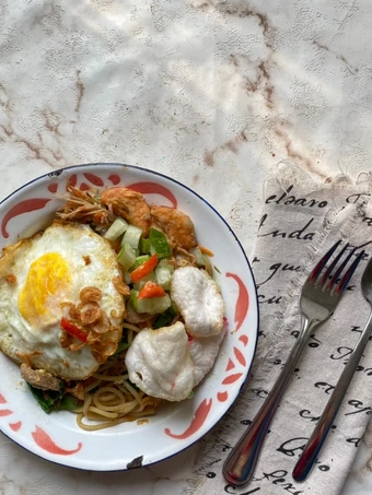Langkah Mudah untuk Membuat Resep Mie Tek Tek Spaghetti Goreng Jawa yang  Bikin Ketagihan Anti Ribet, Mantap Sekali