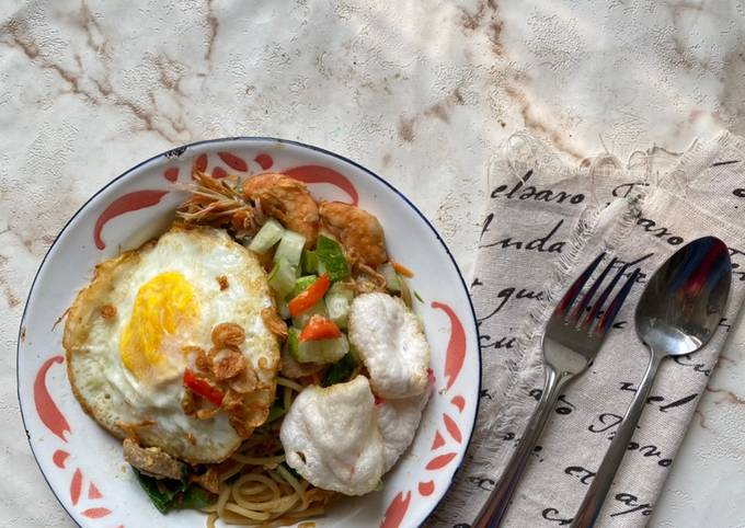 Cara bikin Mie Tek Tek Spaghetti Goreng Jawa Cara bikin Mie Tek Tek Spaghetti Goreng Jawa