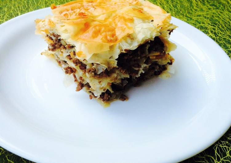 Phyllo Meat Pie