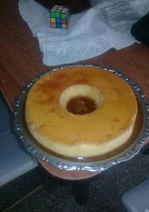 Una foto de Flan Casero