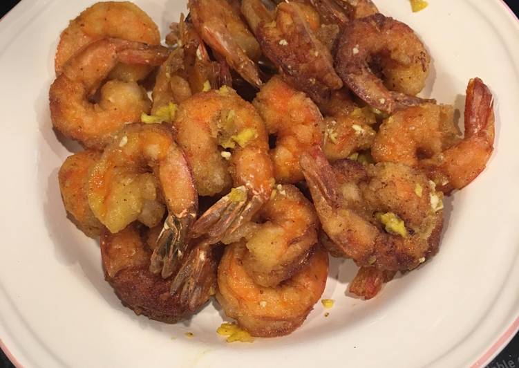 Recipe of Perfect Crispy Salted Egg Shrimps